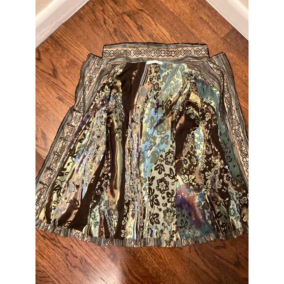 Alberto Makali Multi Color Crinkle Knit "Missoni Look" Mid Sleeve Jacket Top M - Picture 4 of 11